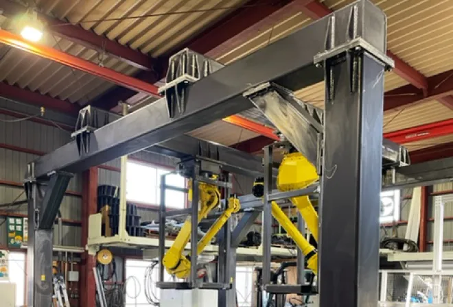 天吊りロボット架台